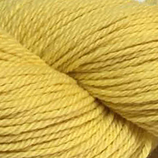 Lemon Yellow Shepherds Wool Worsted Weight Yarn