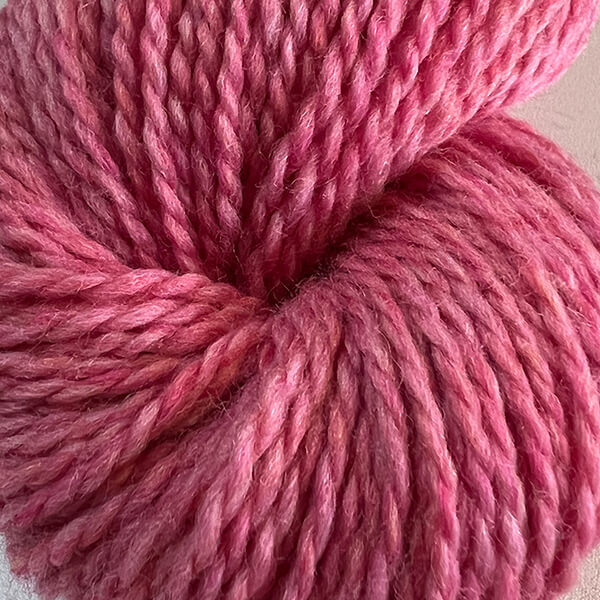 Zinnia Pink Shepherds Wool Sport Weight Yarn